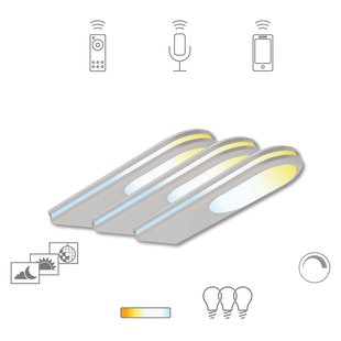 Müller Licht tint LED meubelverlichting Armaro, 3 stuks Müller Licht tint LED meubelverlichting Armaro, 3 stuks