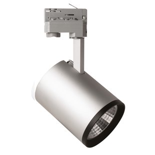 MEGAMAN LED spot Marco voor 3-fasen railsysteem zilver 4.000K