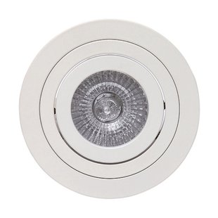 Mantra Iluminación Básico inbouwlamp, rond, mat wit