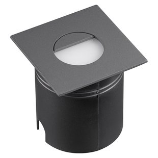 Mantra Iluminación Aspen LED inbouwlamp, diffuser, hoekig, grijs