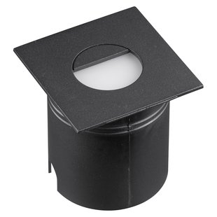 Mantra Iluminación Aspen LED inbouwlamp, diffuser, hoekig, zwart