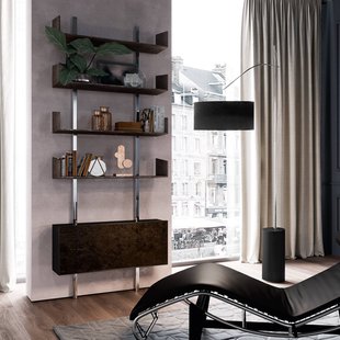 ICONE booglamp Gru, zwart, aluminium