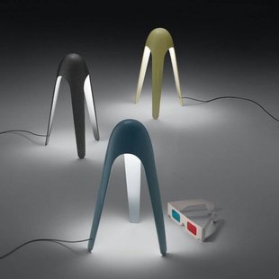 Martinelli Luce Cyborg LED tafellamp, grijs Martinelli Luce Cyborg LED tafellamp, grijs
