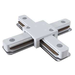 Maytoni X-connector rail, 1-fase railsysteem, wit