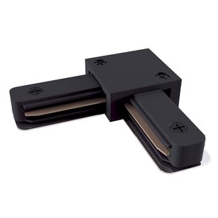 Maytoni L-connector Track, 1-fase-rail, zwart