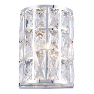 Maytoni Wandlamp Gelid met kristalglas-ruiten