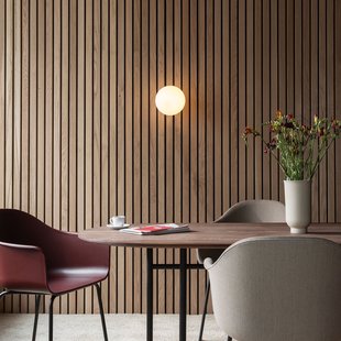 Audo Copenhagen Audo LED plafondlamp TR Bulb, messing/wit, dimbaar