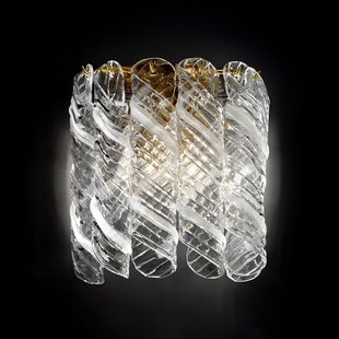 Novaresi Wandlamp Molle, 24 K verguld