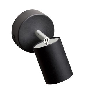 Nowodvorski Lighting Wandspot Eye Spot 1-lamp, zwart