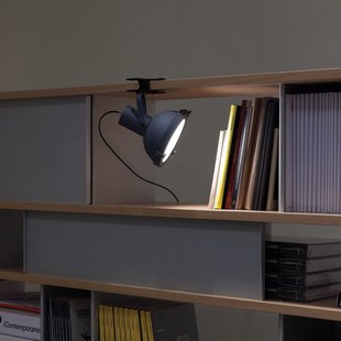 Nemo Projecteur 165 klemlamp, middernachtblauw
