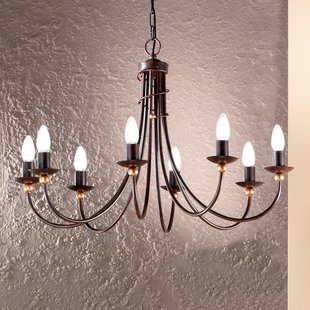 ORION Elegante kroonluchter GARDA in landhuisstijl, 8-l.