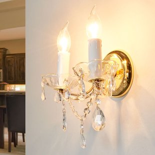 ORION Wandlamp Marie Claire, kristalglas, 2-lamps