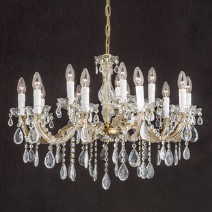 ORION Kroonluchter Marie Claire kristalglas 15-vlammig