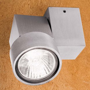 ORION Zarina spot, metaal, 10 cm hoog, draaibaar, GU10