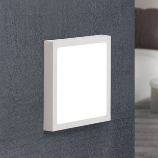 ORION LED wandlamp Vika in vierkante vorm, 18 cm