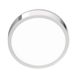 ORION LED plafondlamp Bully, chroom, Ø 14 cm ORION LED plafondlamp Bully, chroom, Ø 14 cm