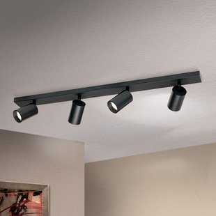 ORION Plafondspot Sean 4-lamps, zwart ORION Plafondspot Sean 4-lamps, zwart