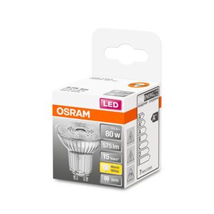 OSRAM LED reflectorlamp Ster GU10 6,9W warmwit 36° OSRAM LED reflectorlamp Ster GU10 6,9W warmwit 36°