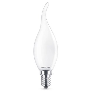 Philips E14 BA35 2,2W LED kaarslamp wind 2.700K mat