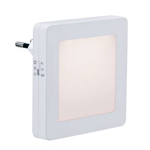 Paulmann LED nachtlampje, wandcontactdoos, hoekig