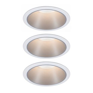 Paulmann Cole LED-spot zilver-wit 3-delige set