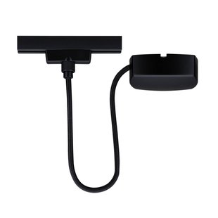 Paulmann URail kabeldoorvoer 1 m, zwart