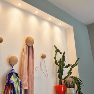 Paulmann Nova mini inbouwspot per 3 zwenkbaar alu Paulmann Nova mini inbouwspot per 3 zwenkbaar alu