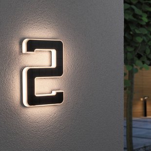 Paulmann LED solar-huisnummer 2
