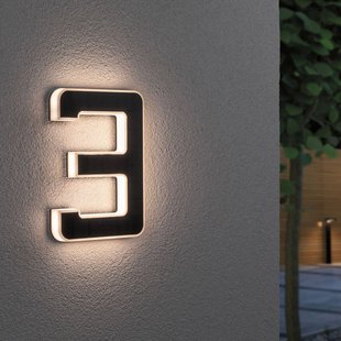 Paulmann LED solar-huisnummer 3