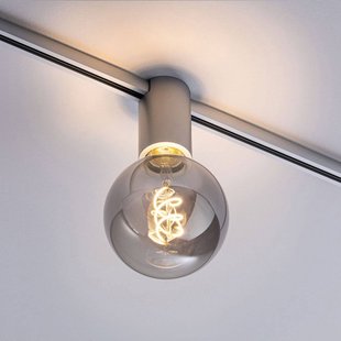 Paulmann URail Ceiling Socket E27, mat chroom