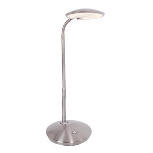 Steinhauer Zenith - LED tafellamp met dimmer, staal