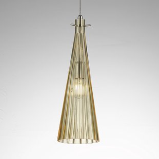 Selène Hanglamp Costa Rica van glas, amber