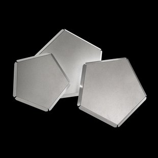 Selène LED wandlamp Pleiadi in zilver, 3-lamps