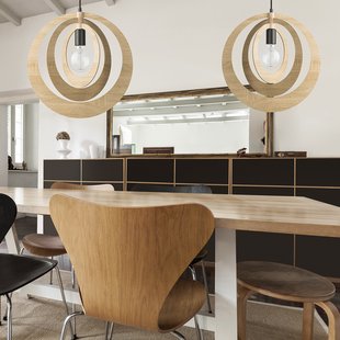 SIGMA Hanglamp Glam met ronde kap