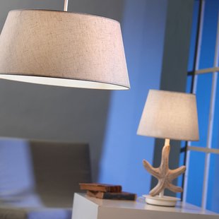 ONLI Tafellamp Stellina, stoffen kap, zeesterrenmotief