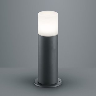 Trio Lighting Hoosic sokkellamp van gegoten aluminium, antraciet Trio Lighting Hoosic sokkellamp van gegoten aluminium, antraciet