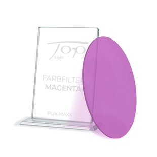 Top Light Kleurenfilter bij armatuurserie Puk Maxx, magenta