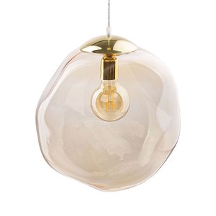 TK Lighting Hanglamp Sol, Ø 35cm, zwart/oranje