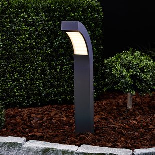 Lucande LED sokkellamp Lennik, 60 cm, antraciet, metaal