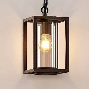 Lucande buiten hanglamp Ferda, 25 cm, antraciet, IP44