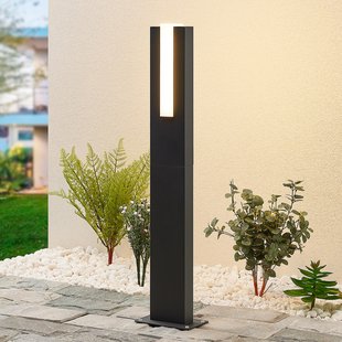 Lucande LED tuinpadverlichting Virgalia, 65 cm, IP65, antraciet