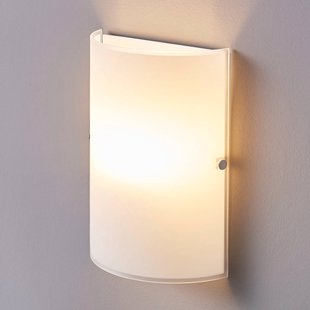 Lindby Eenvoudige wandlamp Giulia uit mat glas