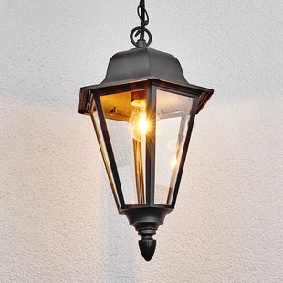 Lindby Edana buiten hanglamp, 40 cm, antraciet, E27, IP44 Lindby Edana buiten hanglamp, 40 cm, antraciet, E27, IP44