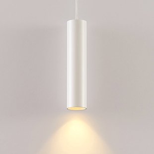 Arcchio hanglamp Ejona, hoogte 27 cm, wit, aluminium
