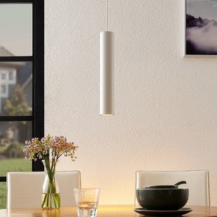 Arcchio Ejona hanglamp, hoogte 35 cm, wit, aluminium