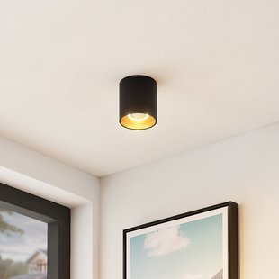 Arcchio Arrchio LED plafondlamp Zaki rond zwart