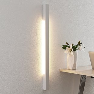 Arcchio LED wandlamp Ivano, 91 cm, wit, aluminium