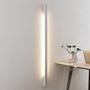 Arcchio LED wandlamp Ivano, 130 cm, wit, aluminium
