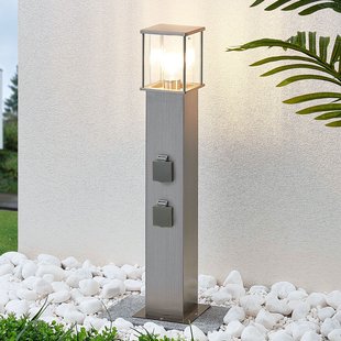 Lindby Caspa tuinpadverlichting met 2 stopcontacten