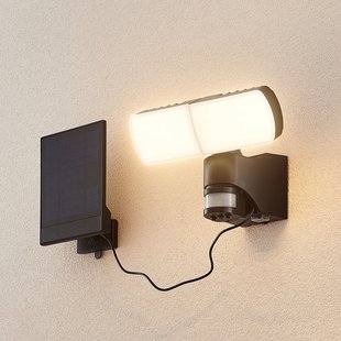 Arcchio Lissano LED wandspot op zonne-energie met sensor